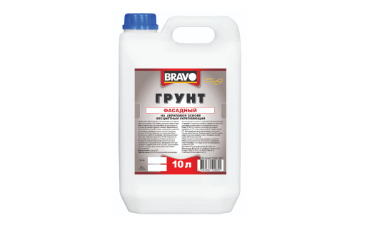 Грунт фасадный бесцветный укрепляющий