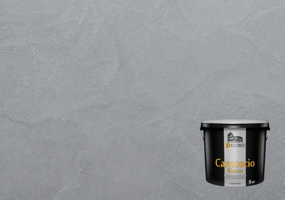 Camoscio Bianco (Камошо бьянко) декоративное покрытие с эффектом "замши"