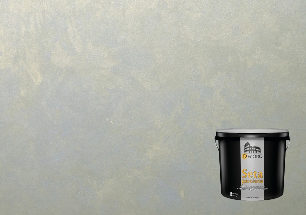 Seta persiana (Сета перчиана) декоративное покрытие (персидский шелк). Золото